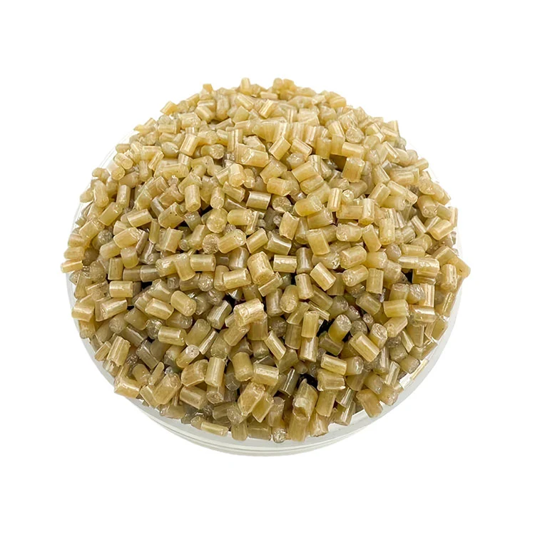 Material de resina PS marrón reciclado